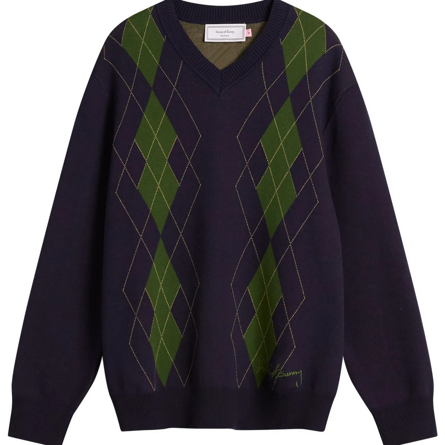 House of Sunny Argyle Jumper