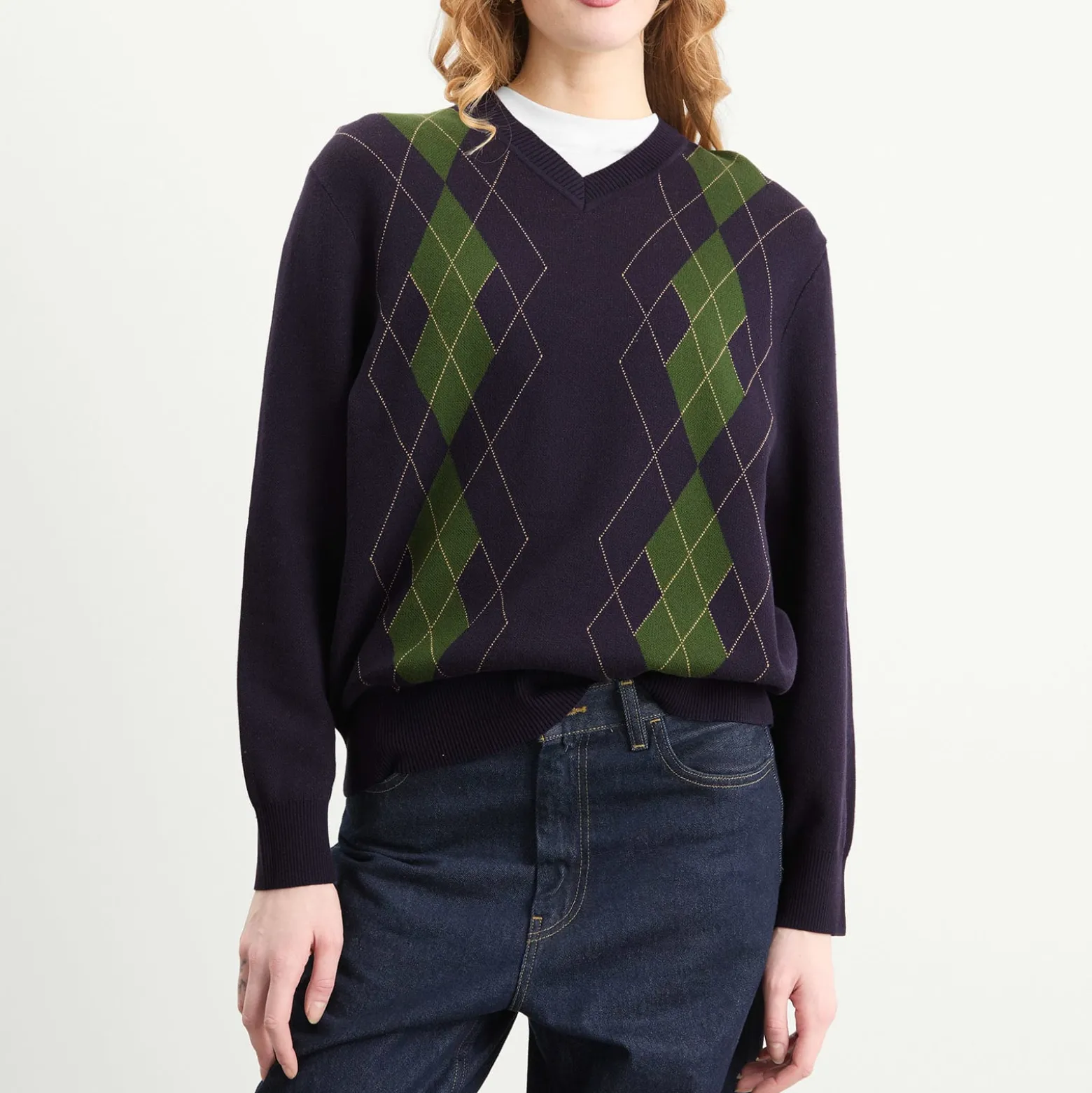 House of Sunny Argyle Jumper