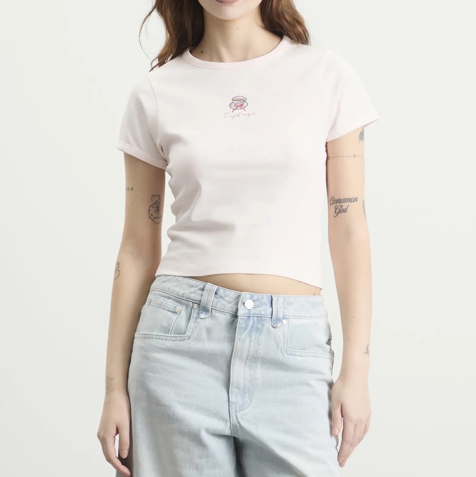 House Of Sunny Im Just A Girl Baby Tee