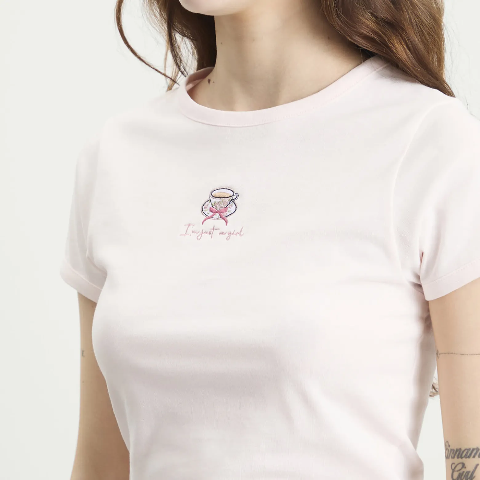 House Of Sunny Im Just A Girl Baby Tee