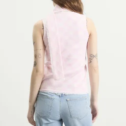 House Of Sunny Pink Ladies Peggy Vest
