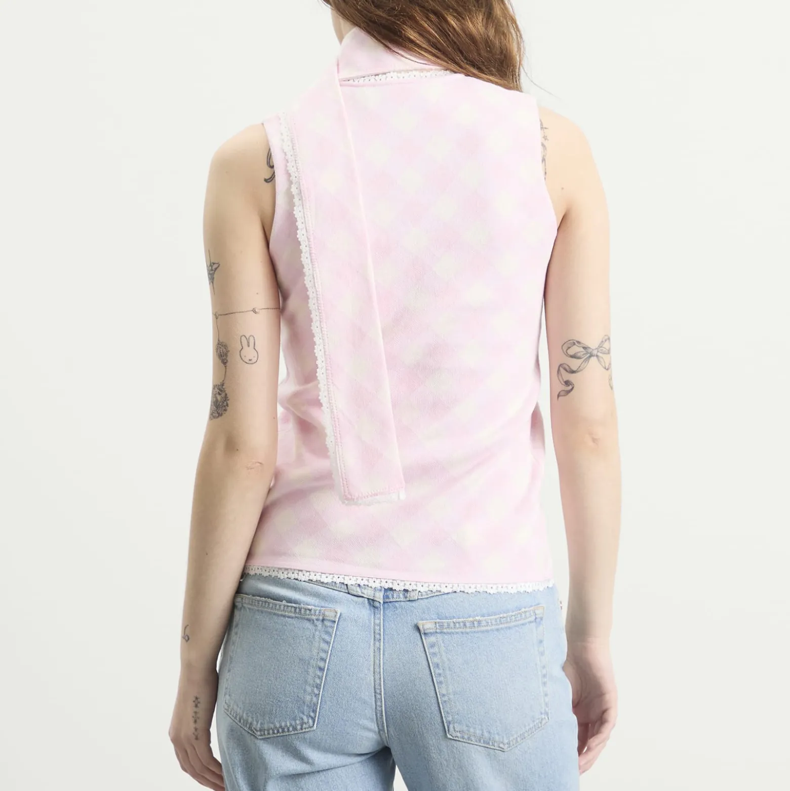 House Of Sunny Pink Ladies Peggy Vest