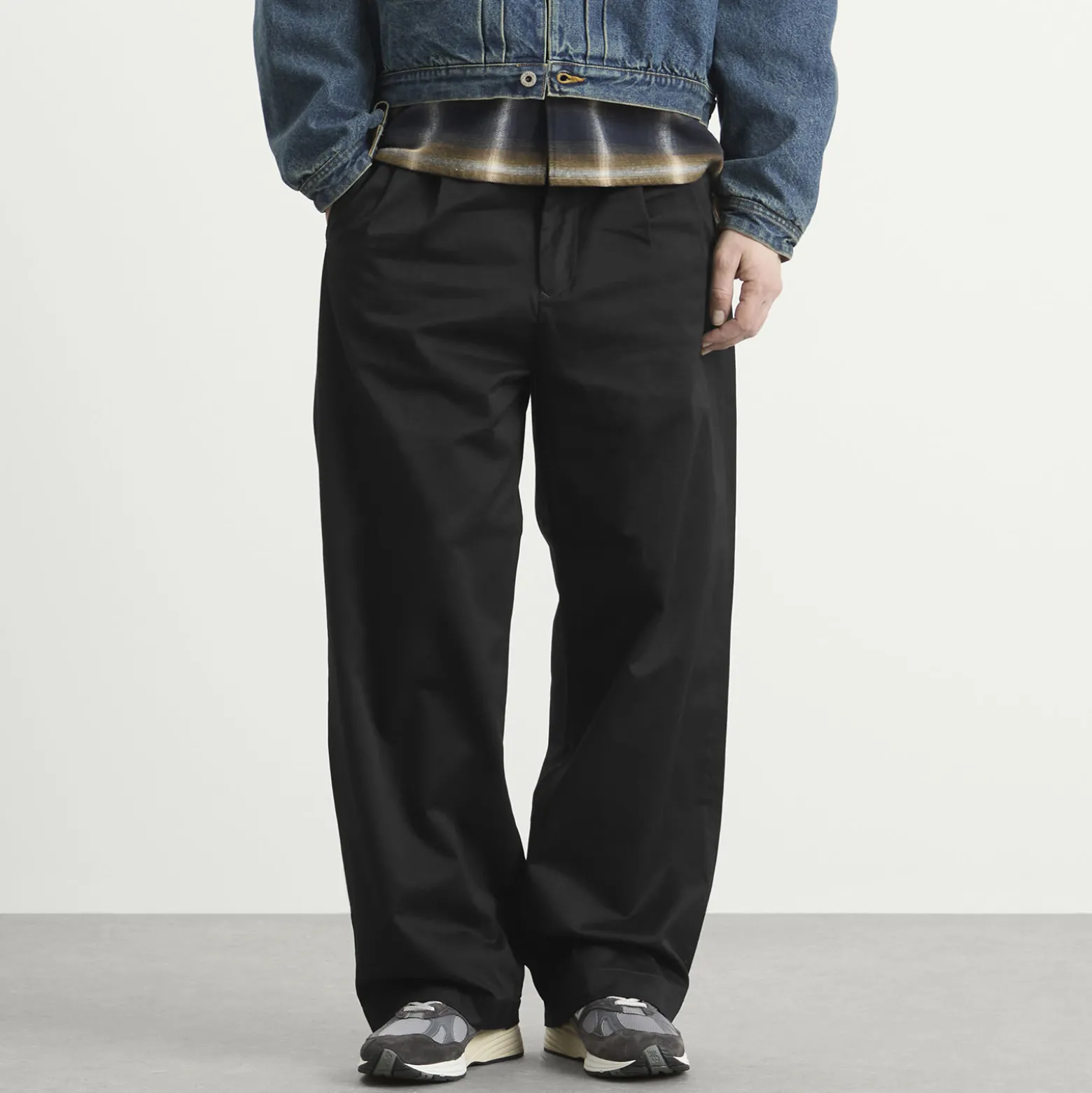 Human Made Double Pleated Wide Chino Pants