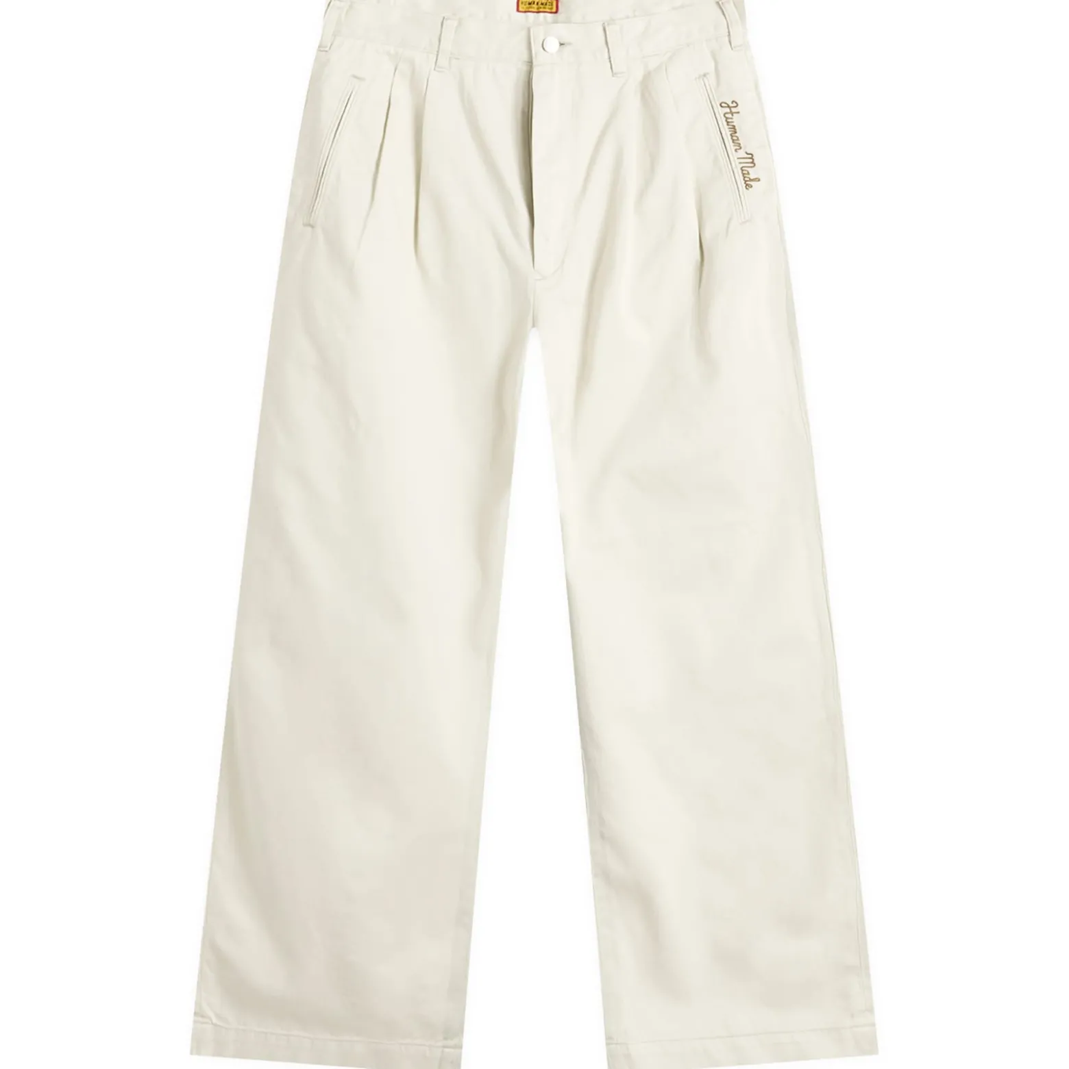 Human Made Double Pleated Wide Chino Pants
