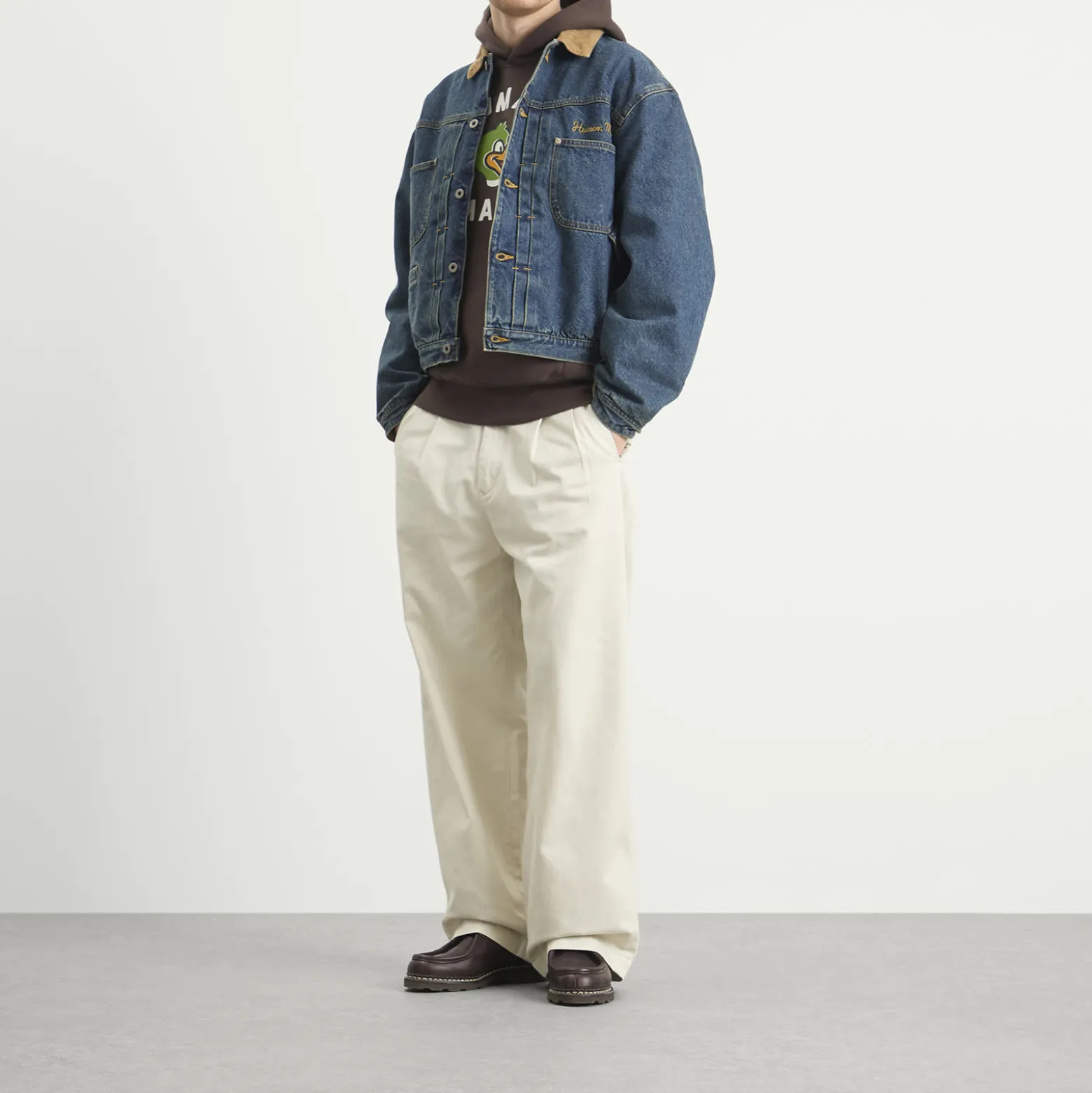 Human Made Double Pleated Wide Chino Pants