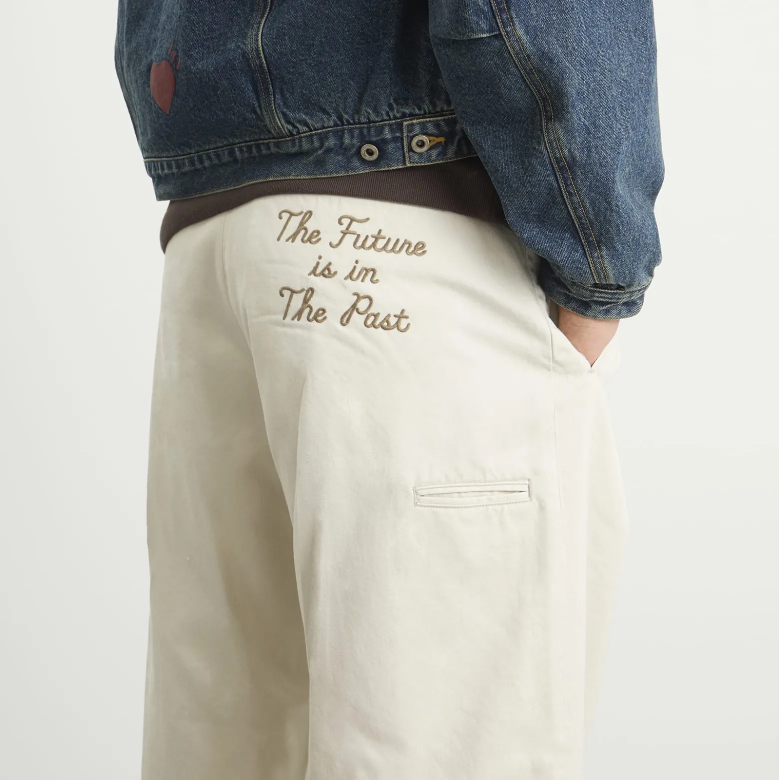 Human Made Double Pleated Wide Chino Pants
