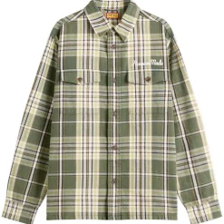 Human Made Heart Patch Check Shirt