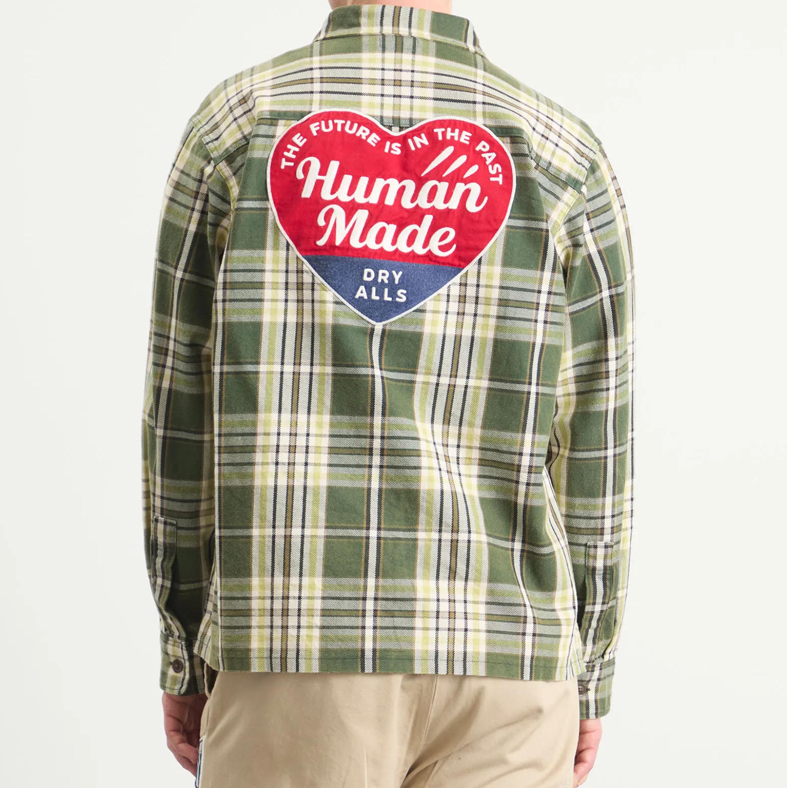 Human Made Heart Patch Check Shirt