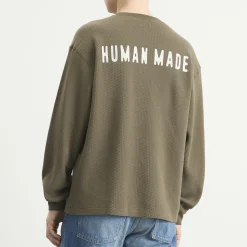Human Made Henley Neck Small Heart Shirt
