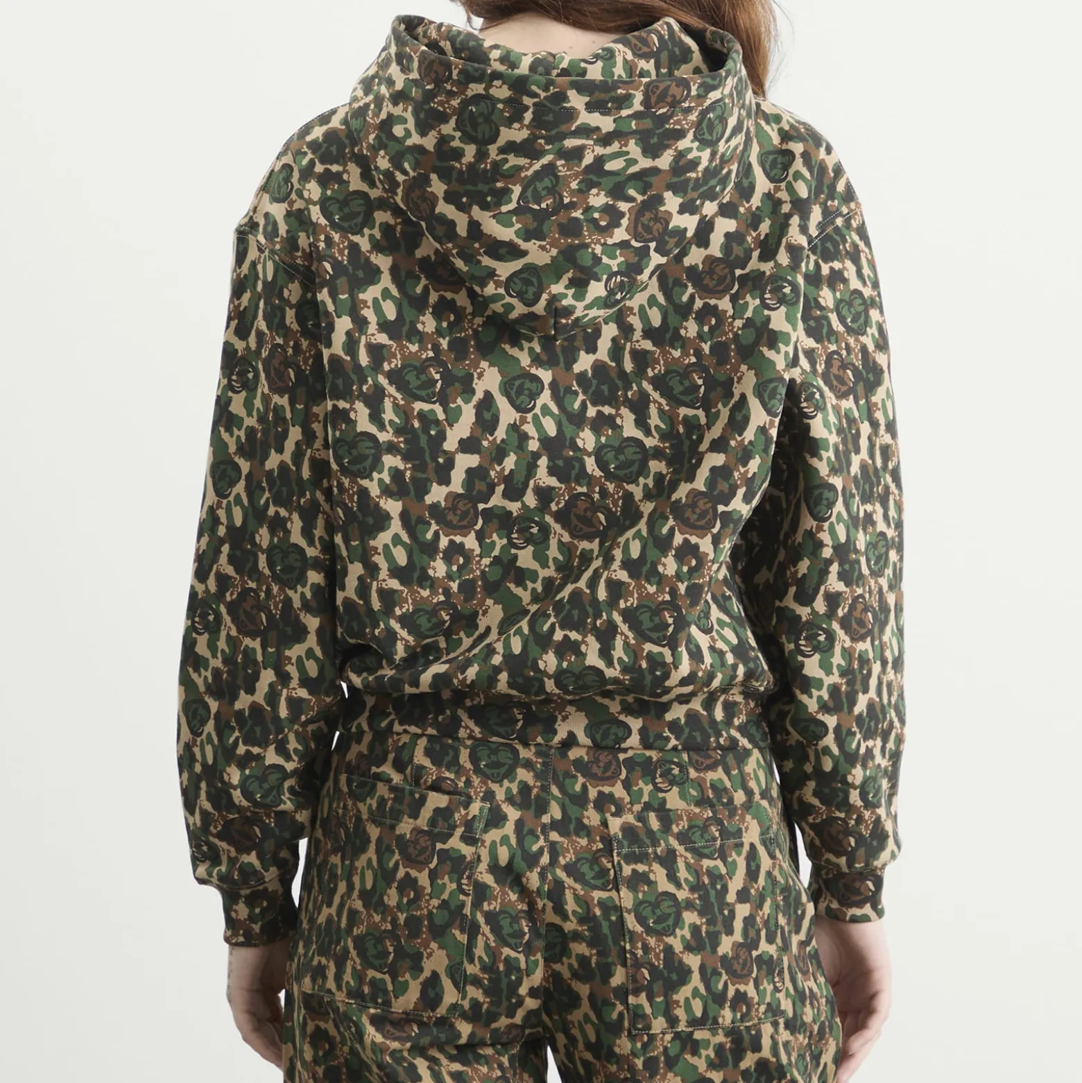 ICECREAM Camo Zip Through Hoodie