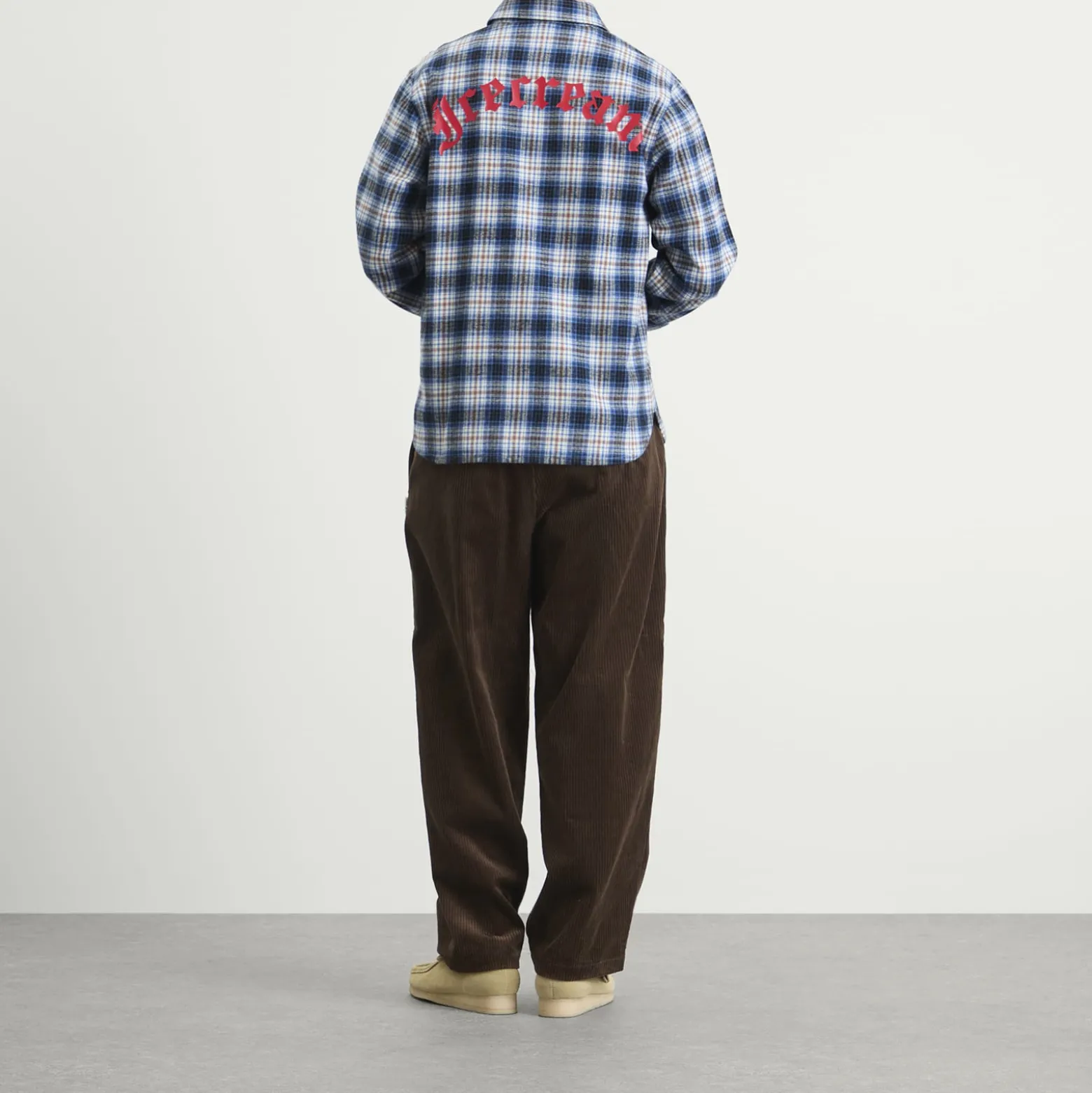 ICECREAM Mascot Check Shirt