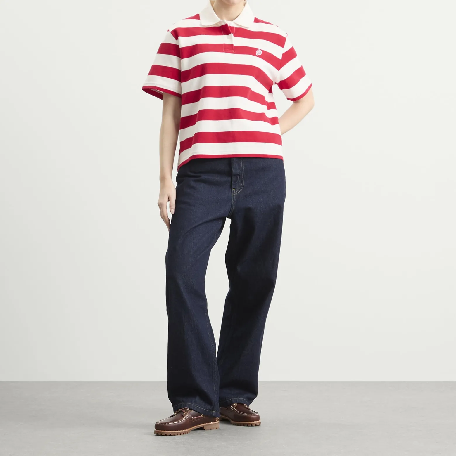 ICECREAM Popsicle Striped Polo Shirt