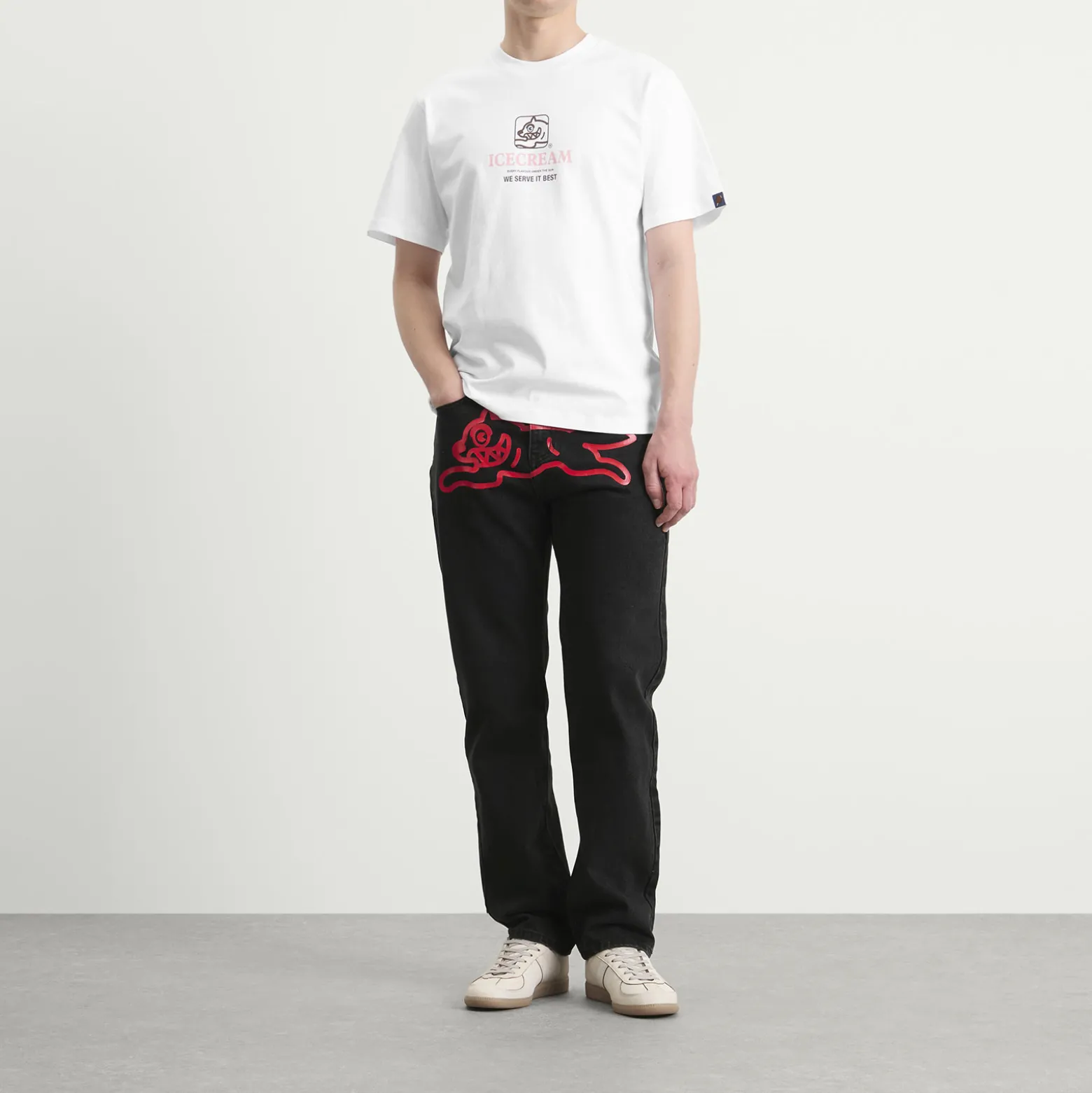 ICECREAM Running Dog Denim Jeans