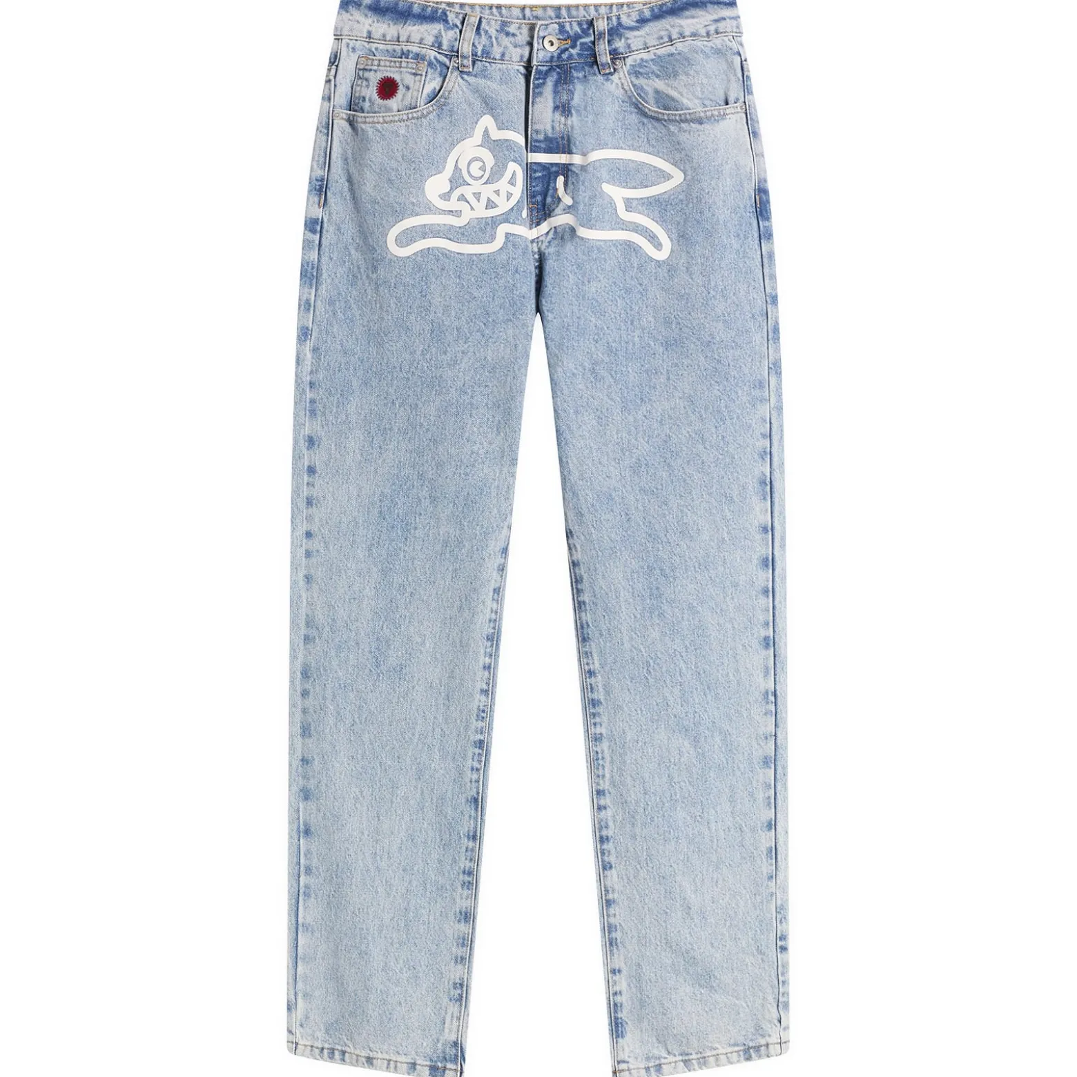 ICECREAM Running Dog Straight Leg Denim Jeans