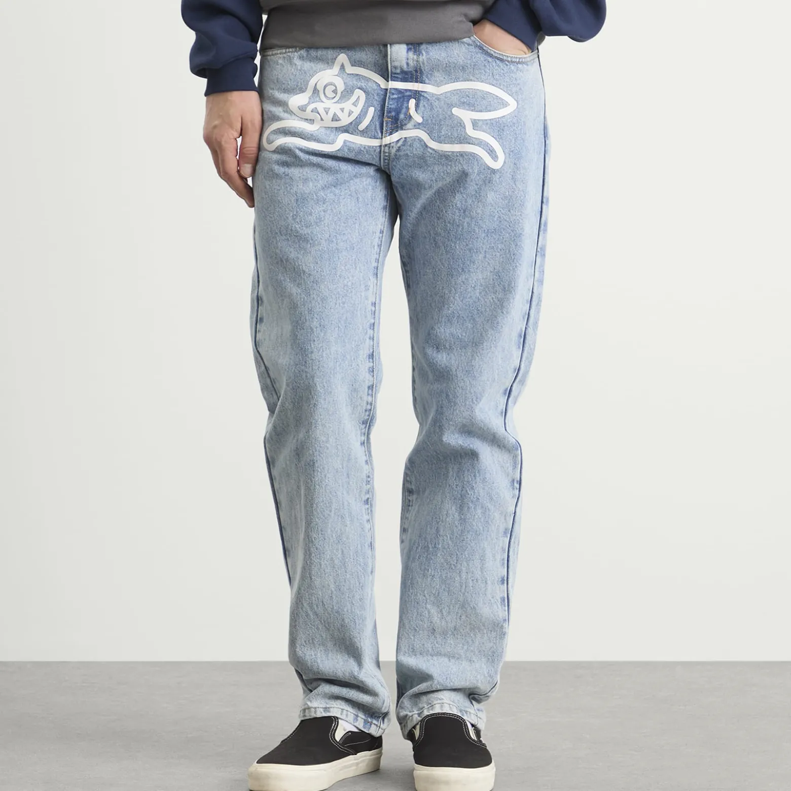 ICECREAM Running Dog Straight Leg Denim Jeans