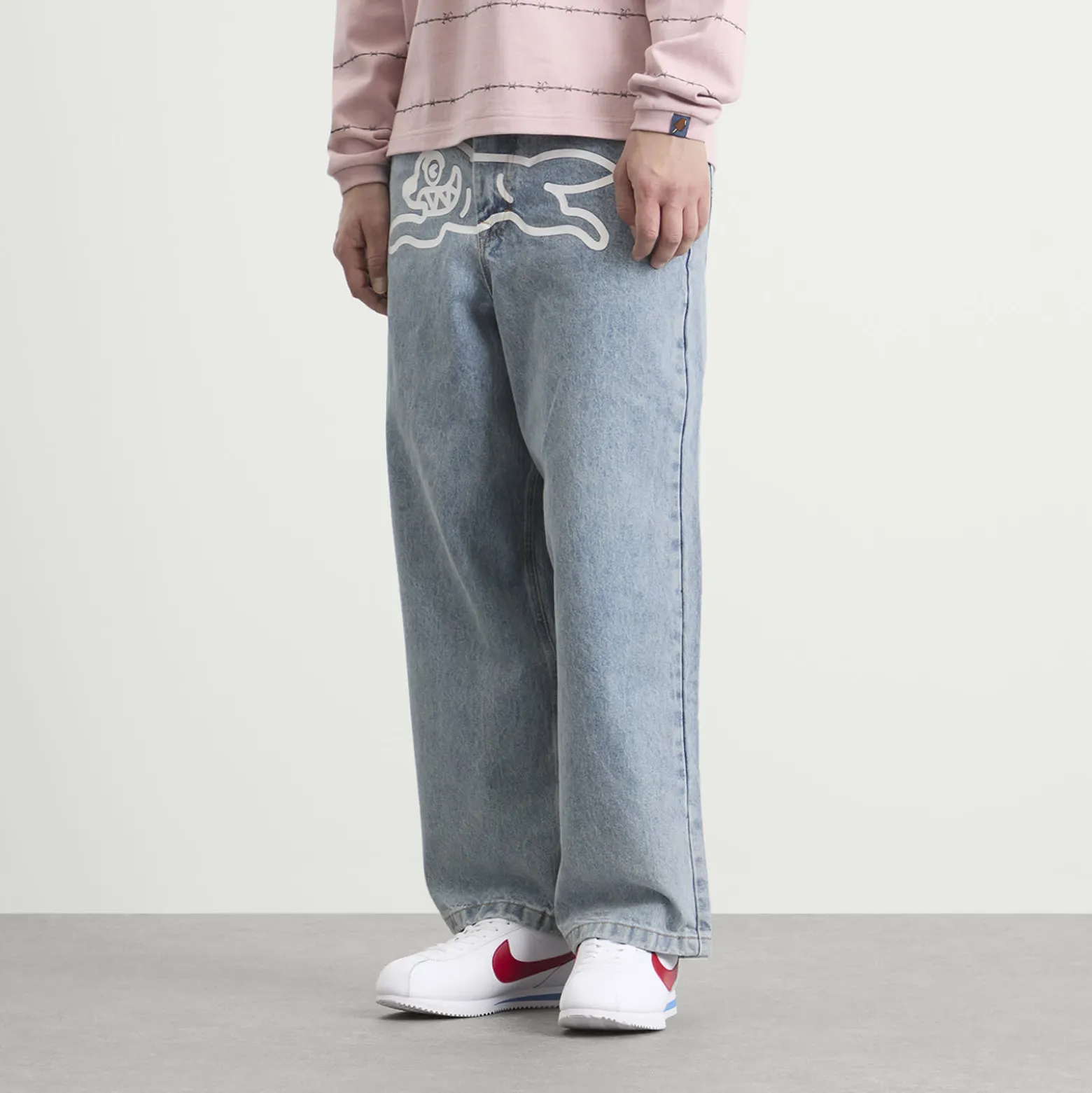 ICECREAM Running Dog Triple Scoop Baggy Denim Jeans