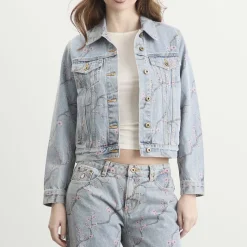 ICECREAM Sakura Denim Trucker Jacket