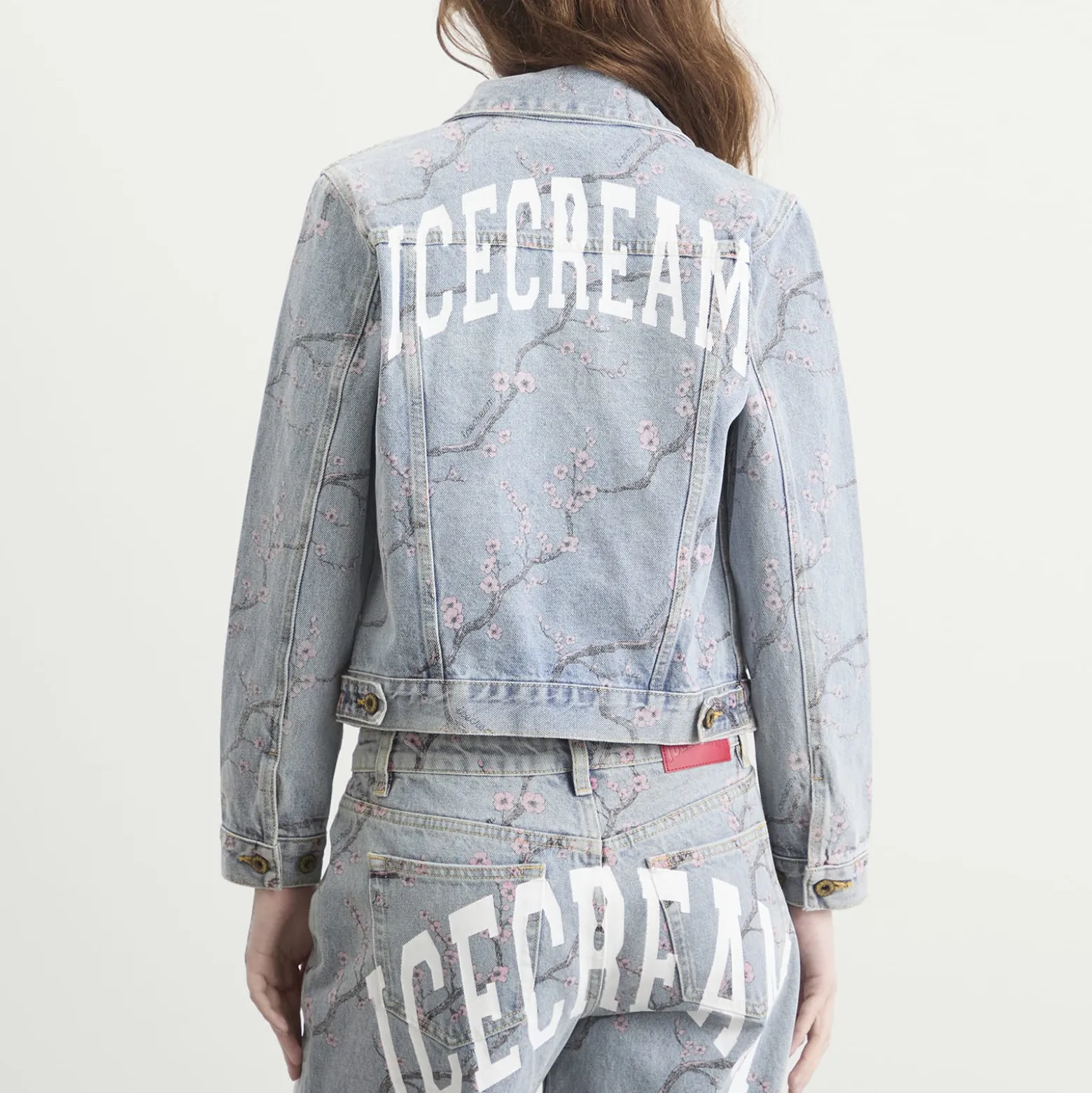 ICECREAM Sakura Denim Trucker Jacket