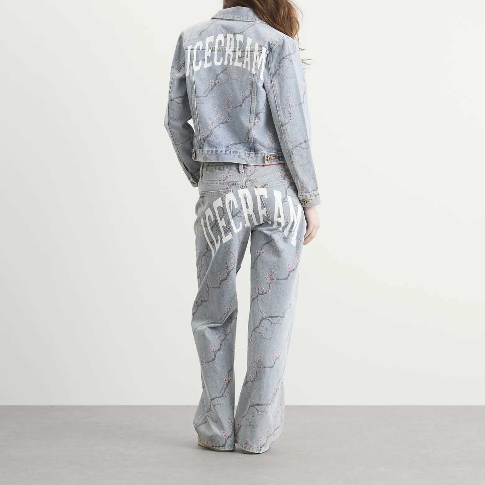 ICECREAM Sakura Denim Trucker Jacket