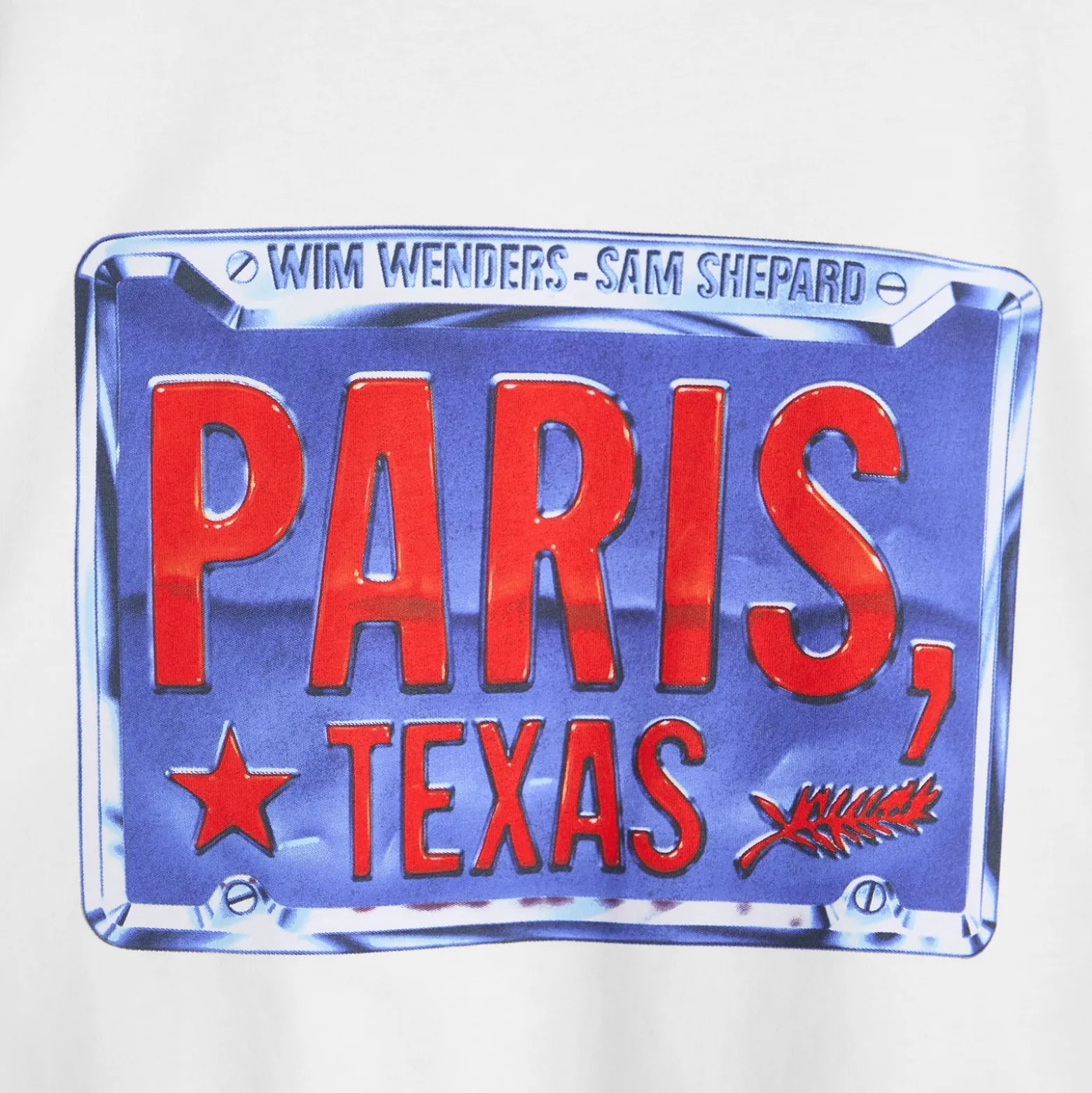 IDEA Paris, Texas License Plate T-Shirt