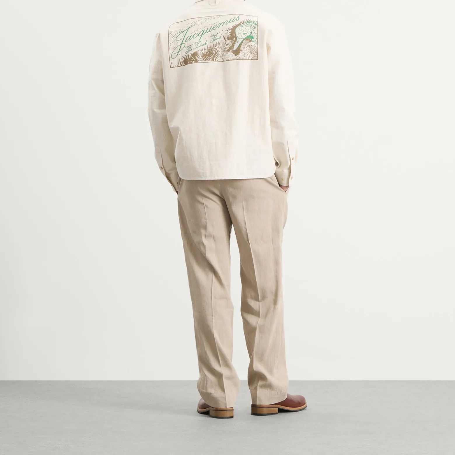Jacquemus Cruising Cotton Linen Trouser