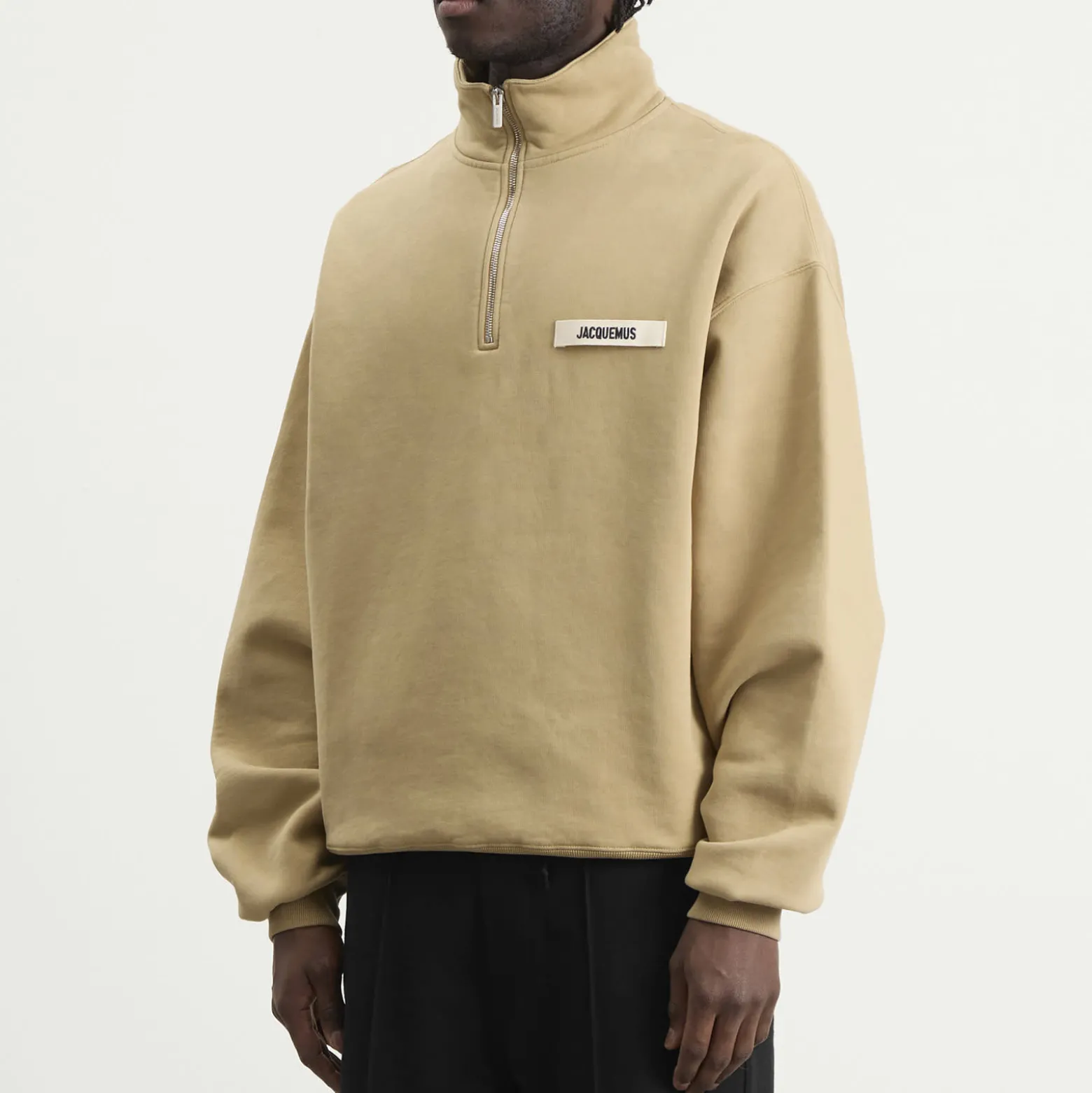 Jacquemus Grosgrain Zip Sweatshirt