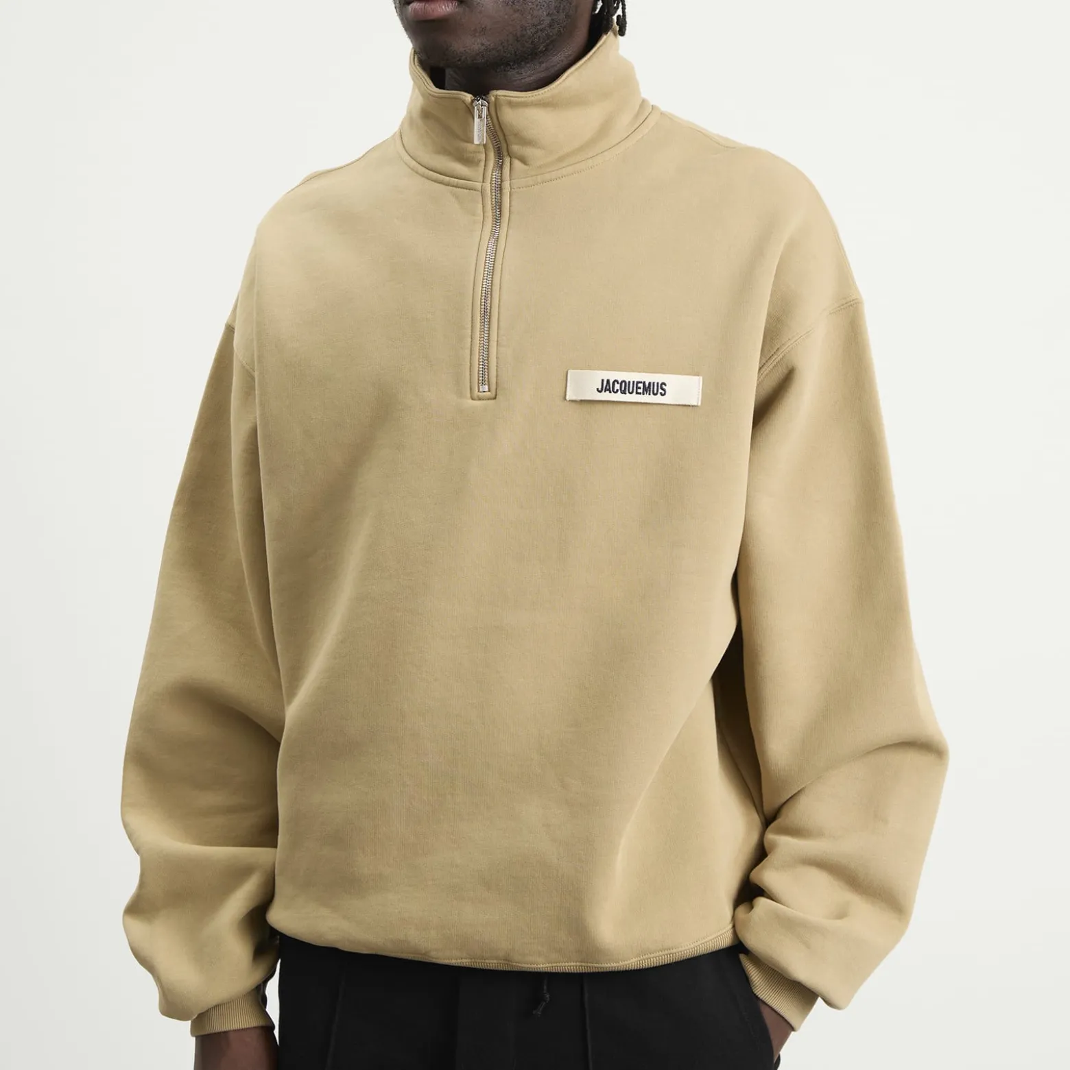 Jacquemus Grosgrain Zip Sweatshirt