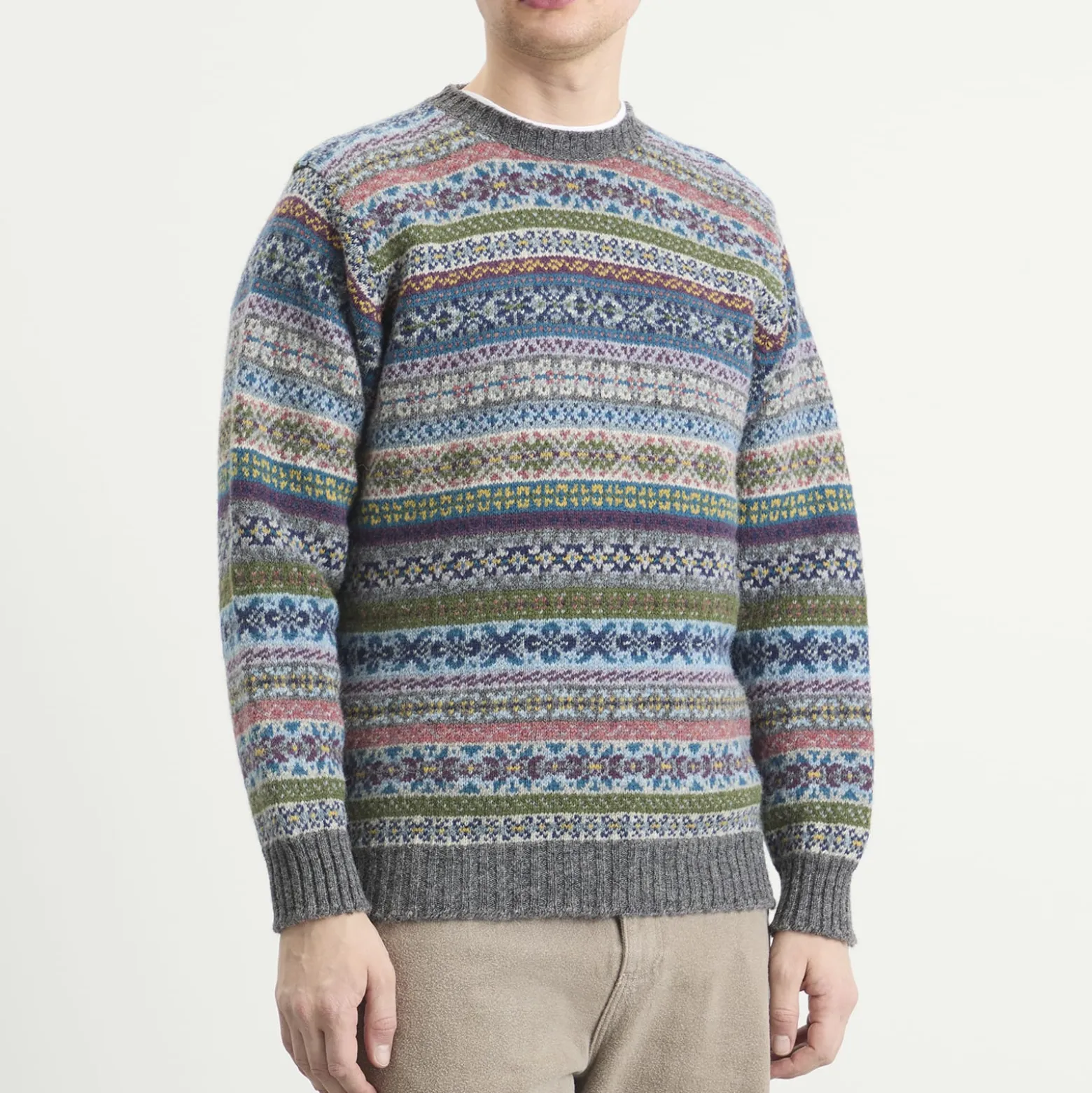 Jamiesons of Shetland Fair Isle Crew Knit
