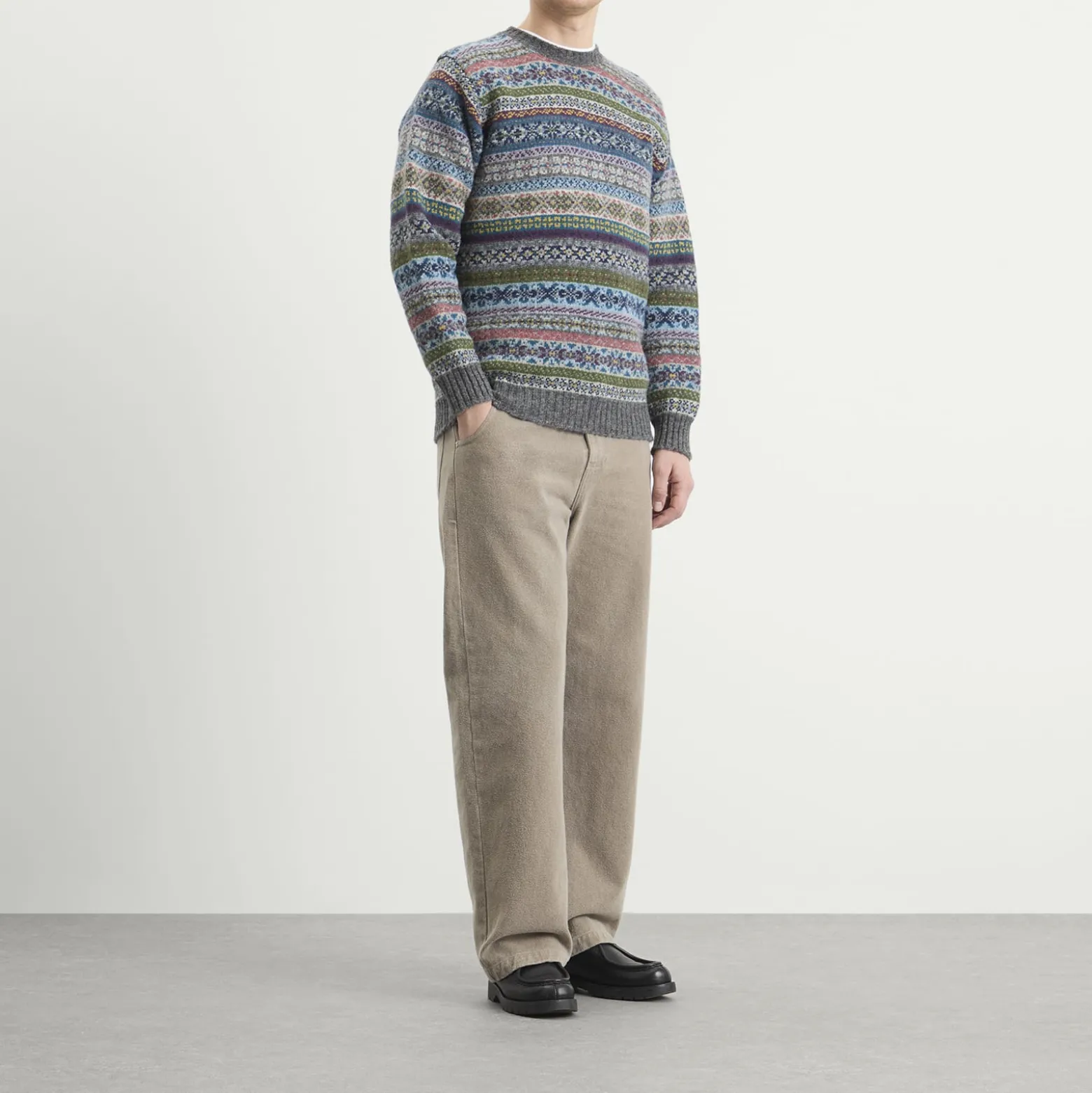 Jamiesons of Shetland Fair Isle Crew Knit