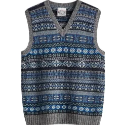 Jamieson's of Shetland Fair Isle V-Neck Vest