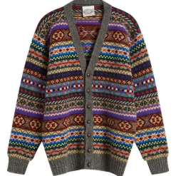 Jamiesons of Shetland Fair Isle V-Neck Cardigan