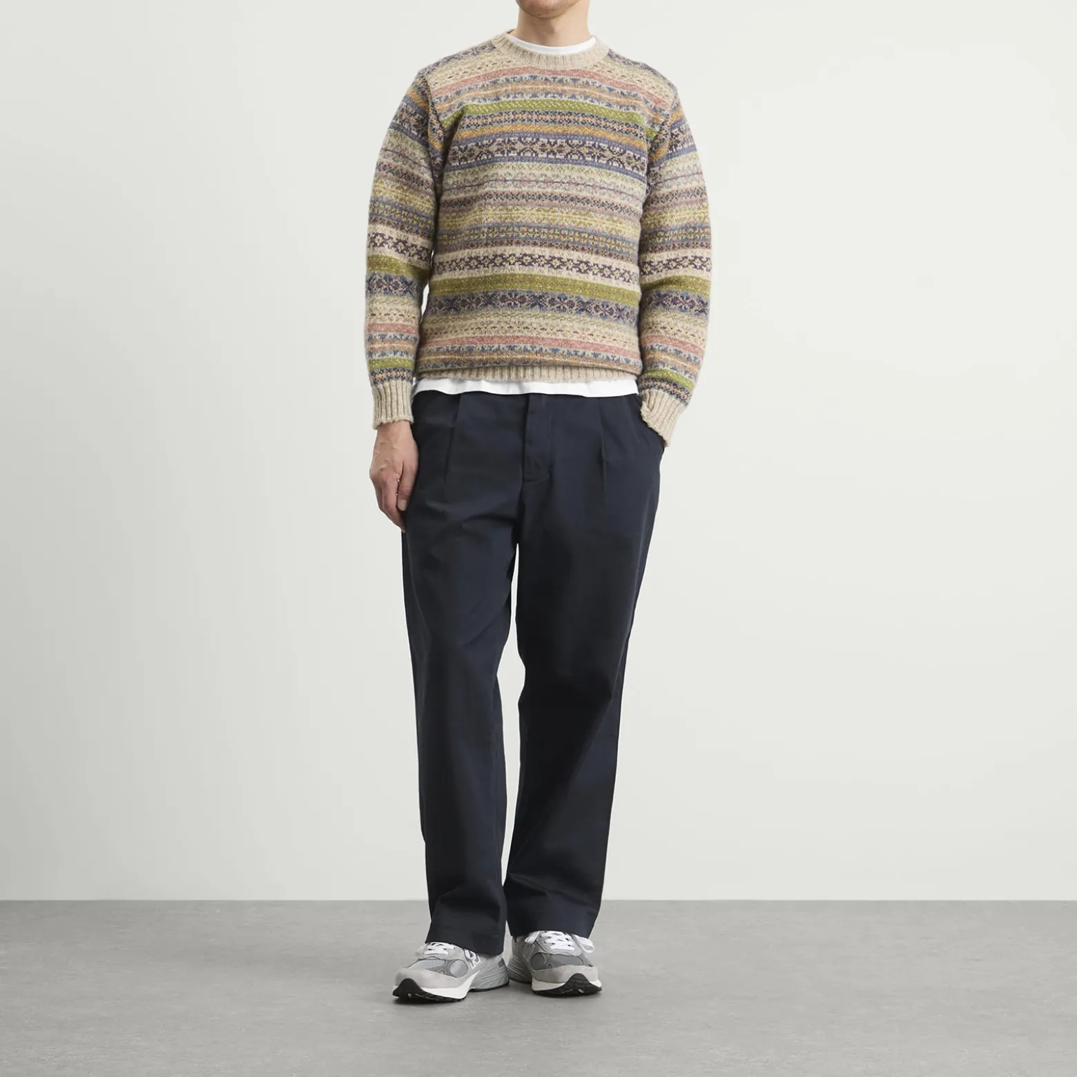 Jamiesons of Shetland Fair Isle Crew Knit