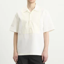 Jil Sander Boxy Fit Bowling Contrast Colour Shirt