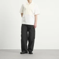 Jil Sander Boxy Fit Bowling Contrast Colour Shirt
