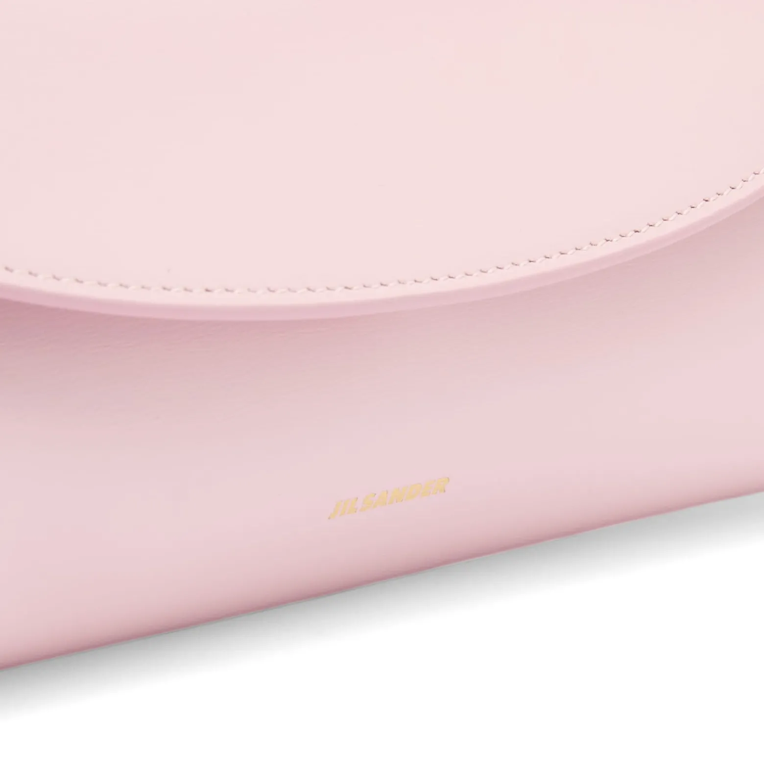 Jil Sander Cannolo SM Leather Shoulder Bag