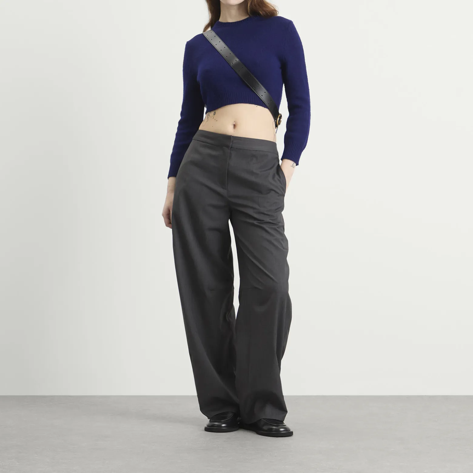 Jil Sander Crew Neck Jumper in Wool