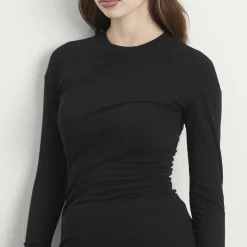 Jil Sander Double Layer Twisted Long Sleeve Top