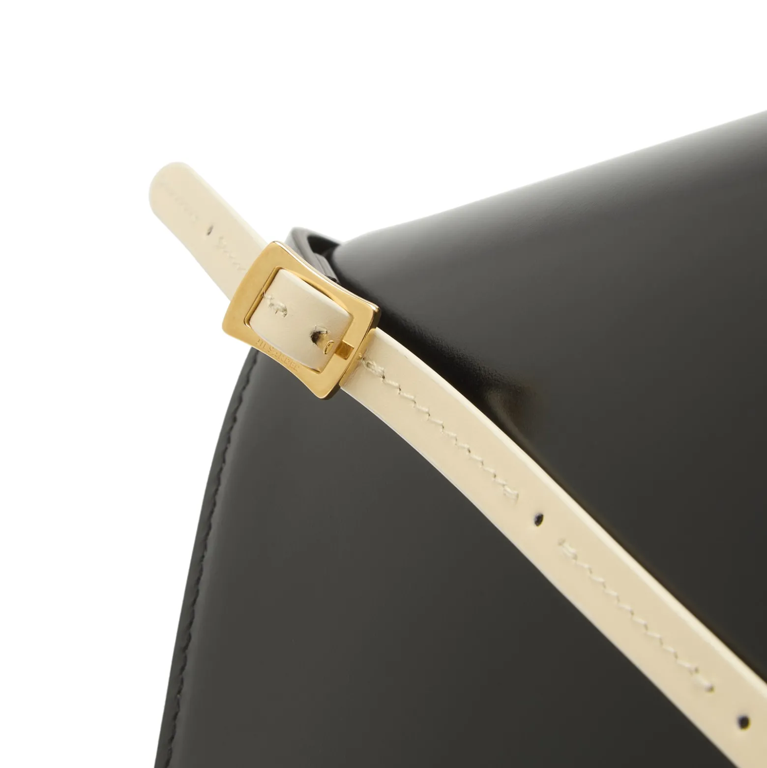 Jil Sander File SM Leather Shoulder Bag