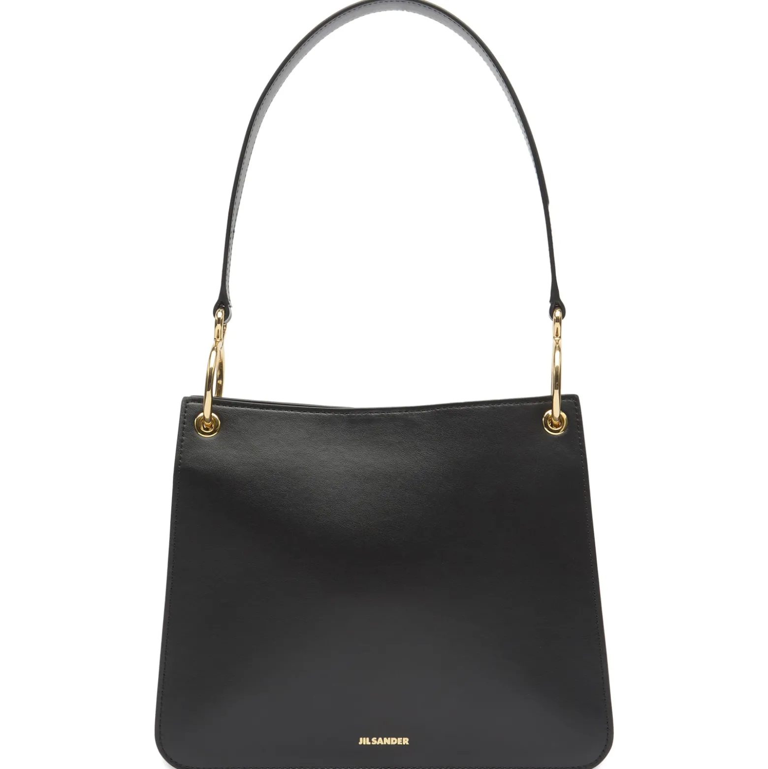 Jil Sander Otto SM Leather Shoulder Bag