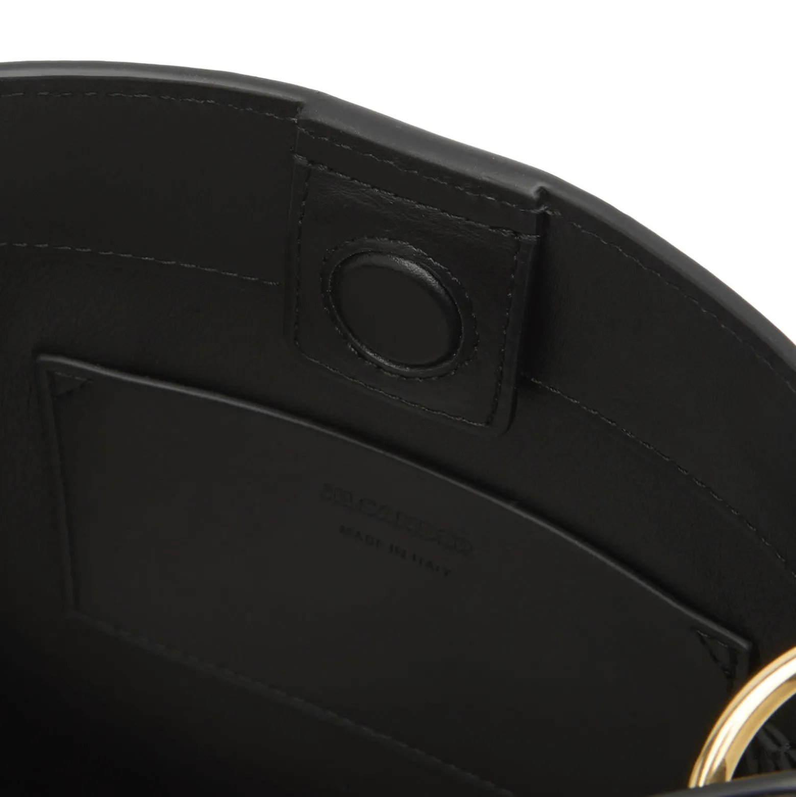 Jil Sander Otto SM Leather Shoulder Bag