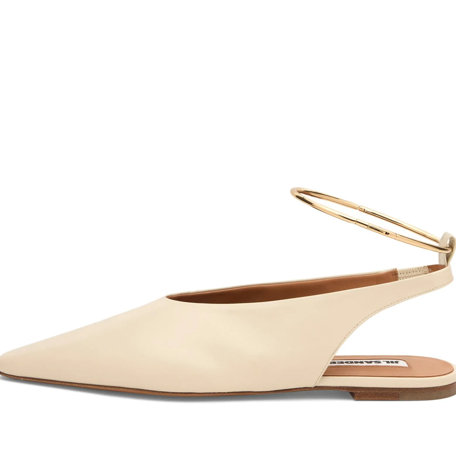 Jil Sander Pointed Sling Back Shoes