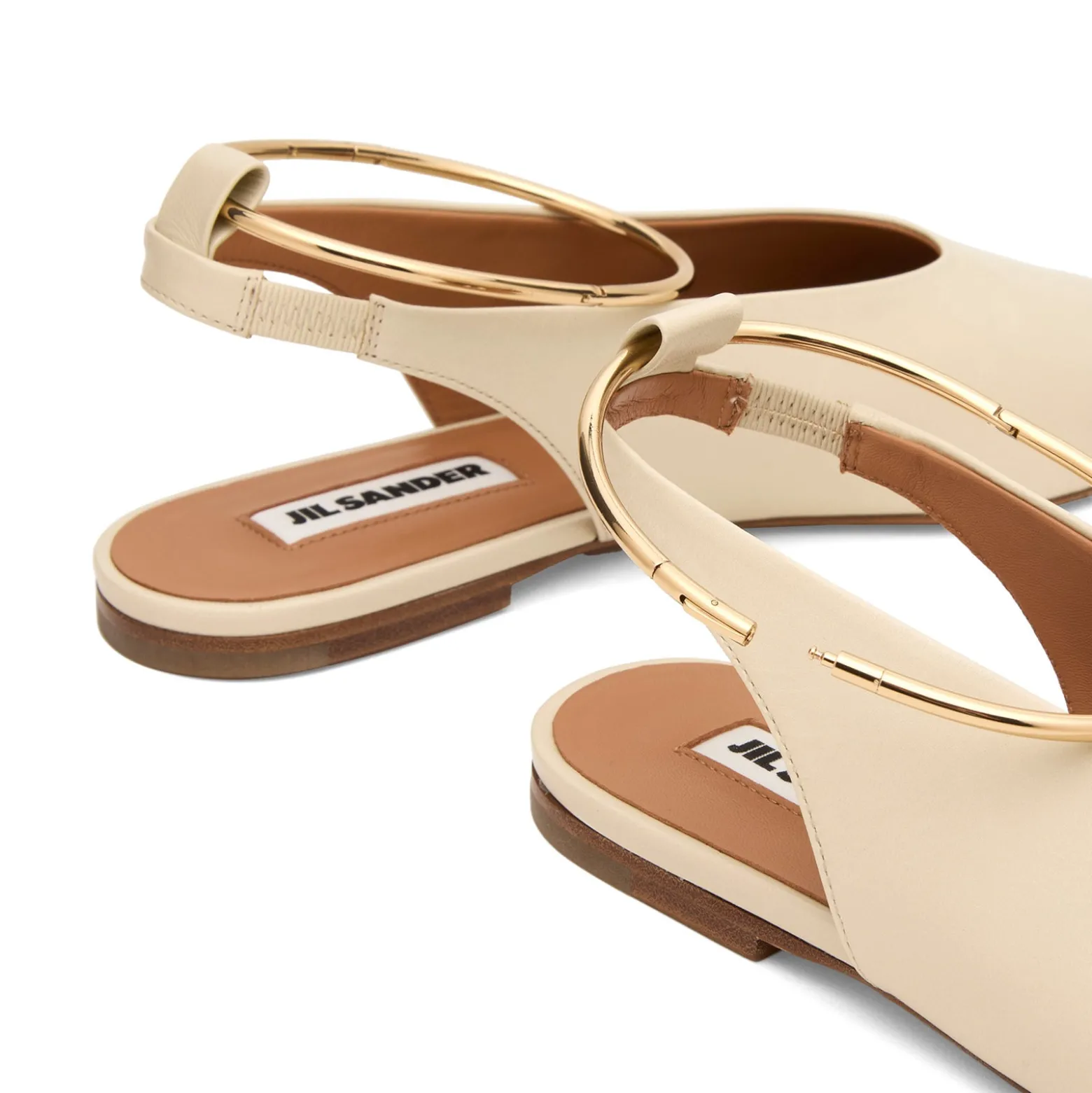 Jil Sander Pointed Sling Back Shoes
