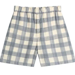 Jil Sander Relaxed Fit Check Shorts