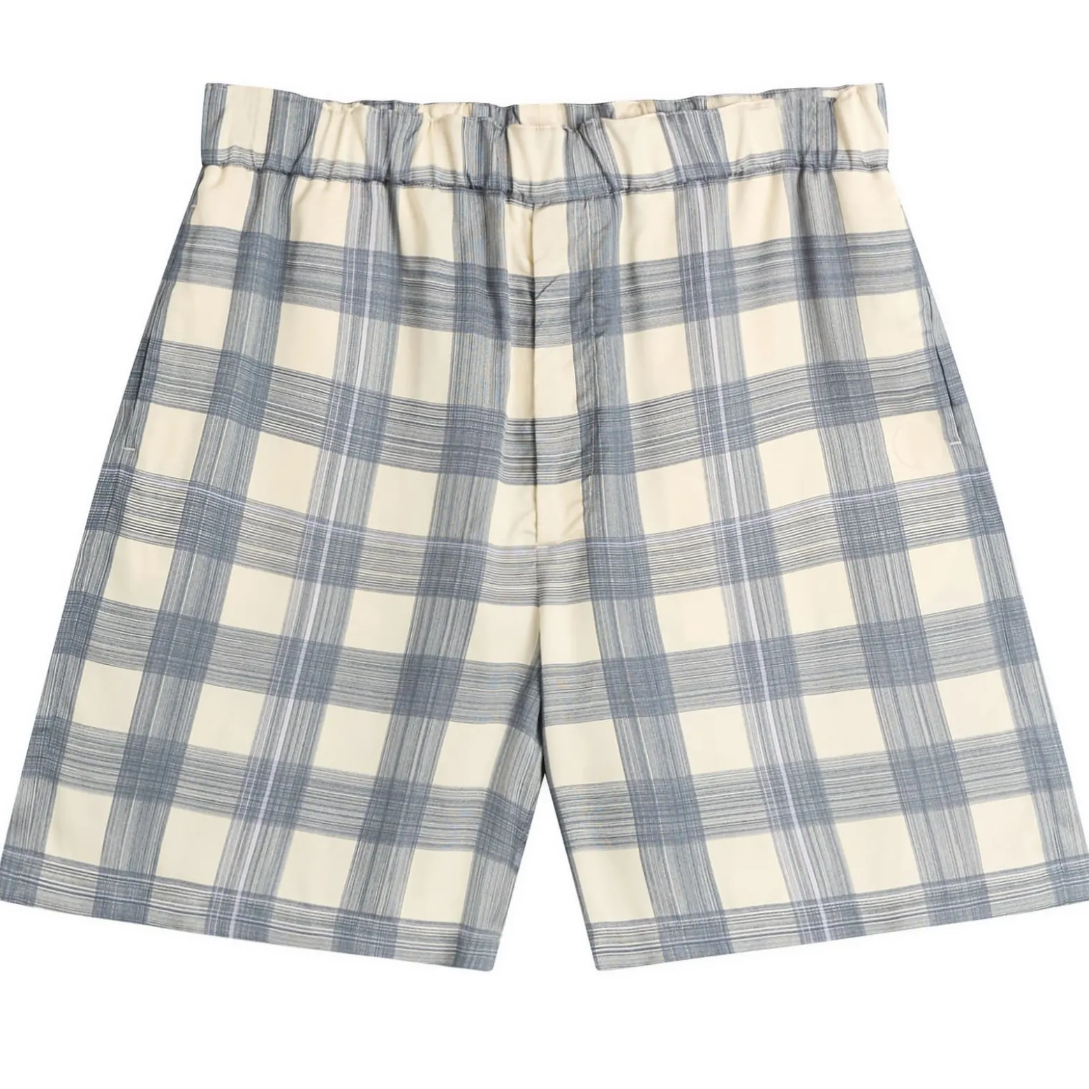Jil Sander Relaxed Fit Check Shorts