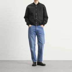 Jil Sander Snap Closure Varsity Jacket