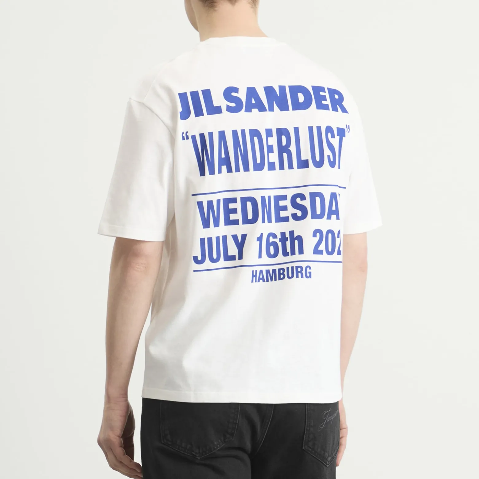 Jil Sander Wunderlust Wave Print T-Shirt