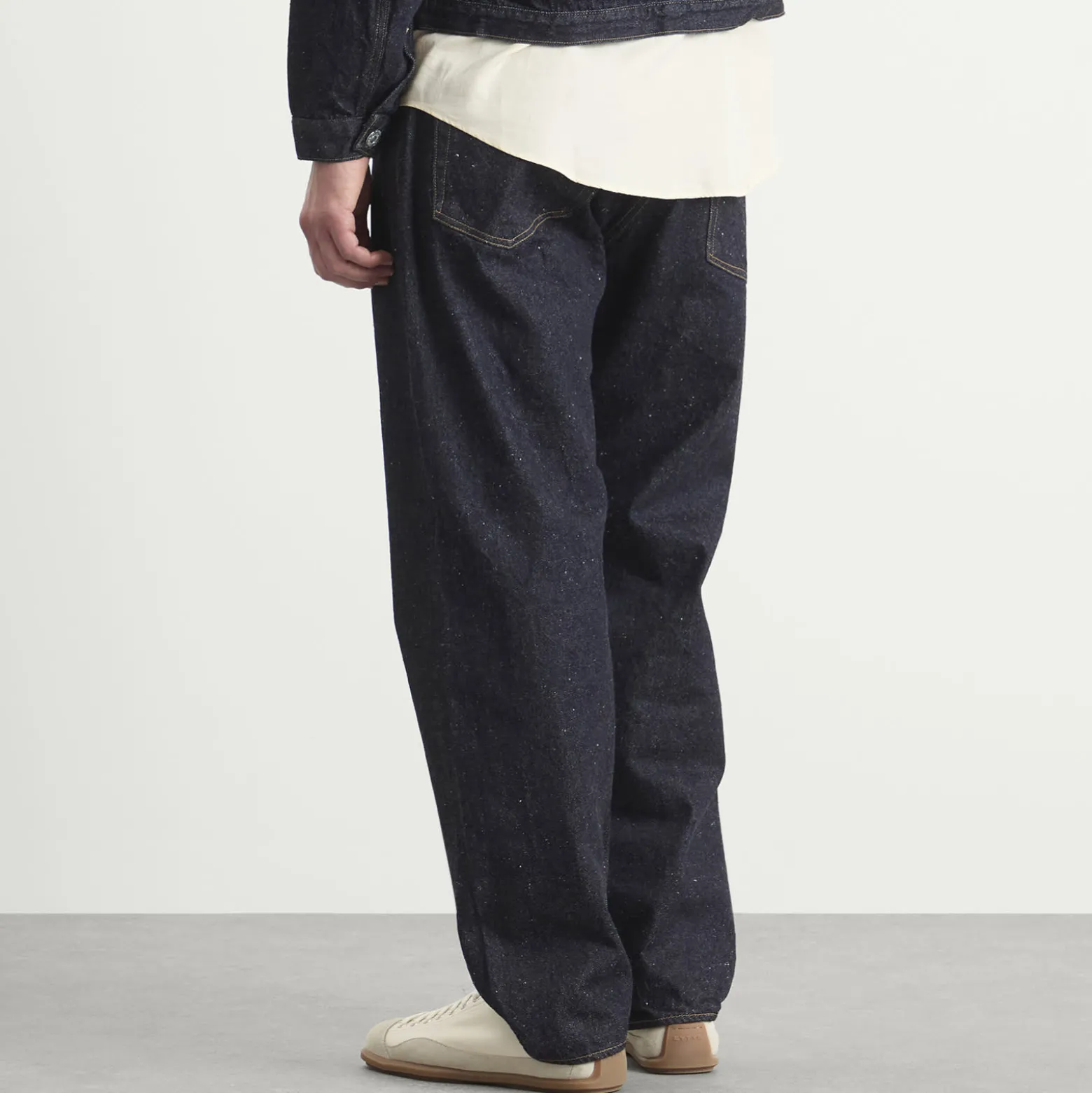 Kaptain Sunshine Indigo Wash Denim Straight Leg Jeans