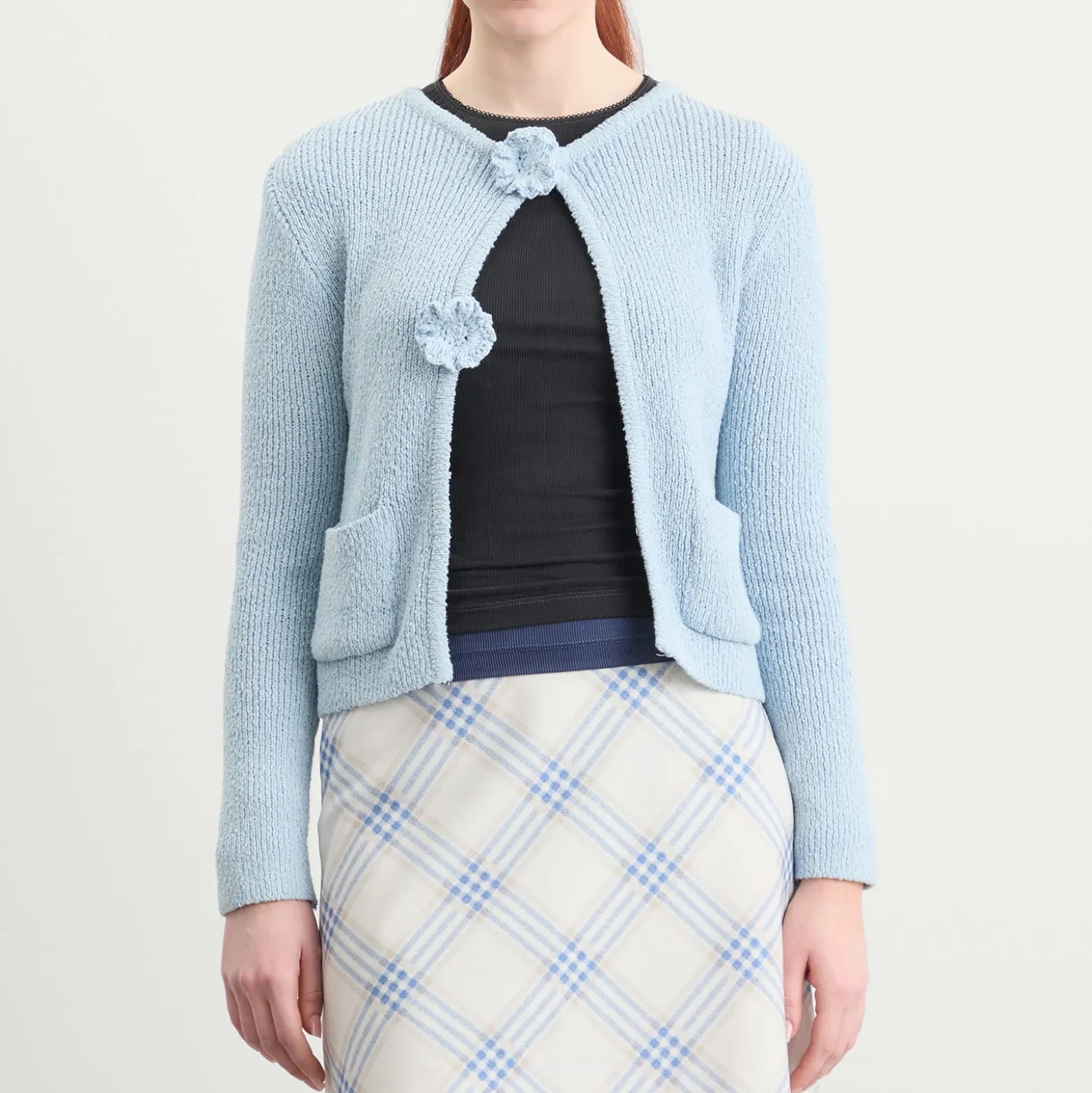Kijun Double Corsage Cardigan