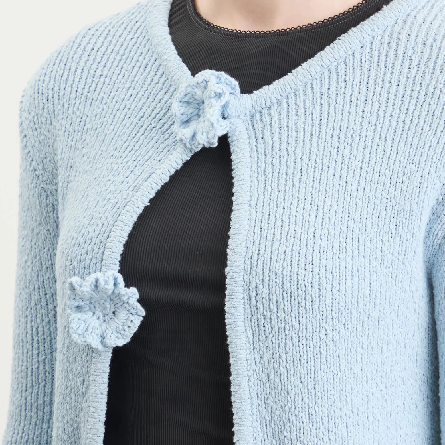 Kijun Double Corsage Cardigan