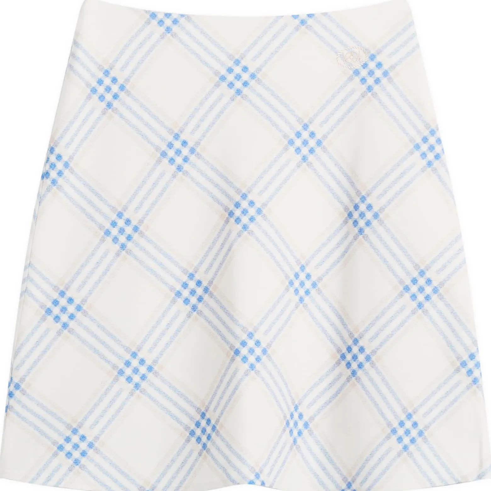 Kijun Essential Check Mini Skirt